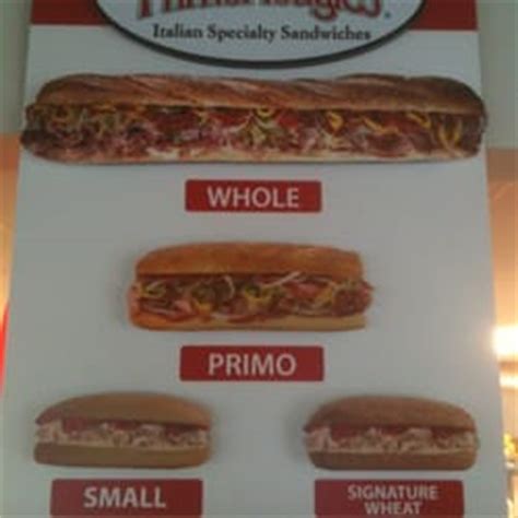 what size is a small primo hoagie|how big are primo hoagies.